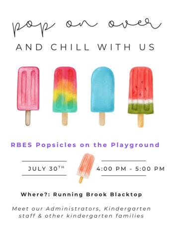 Kindergarten Popsicles on the Playground
