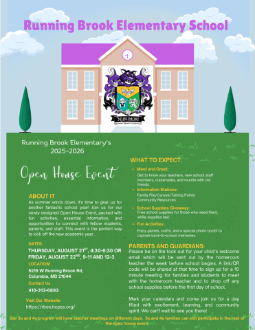 Open House Flyer