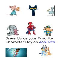 Dress as your favorite character